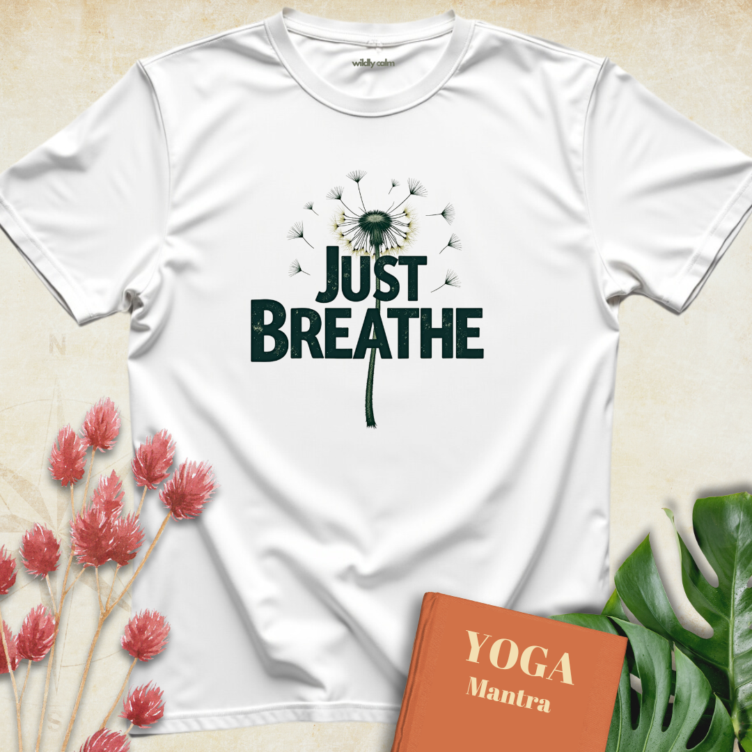 Just Breathe with Dandelion T-shirt