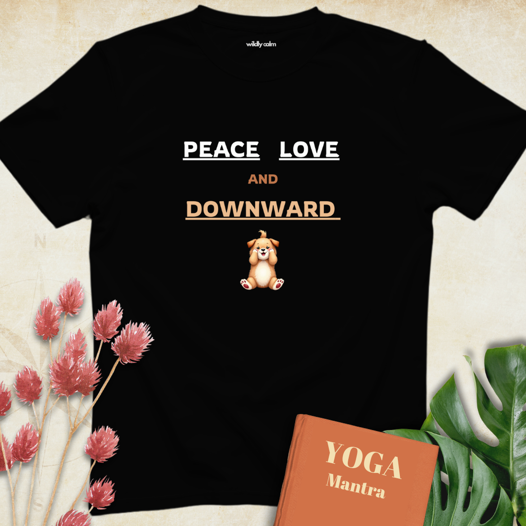Peace Love and Downward Dog T-shirt