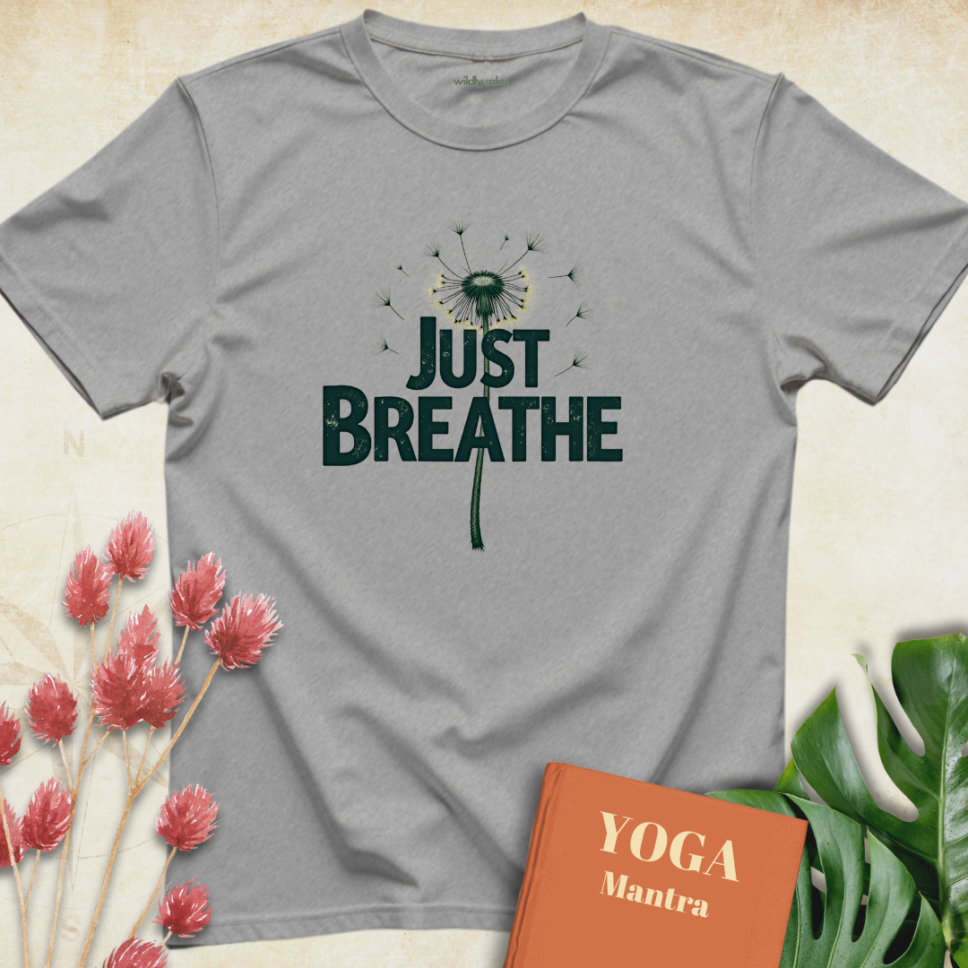 Just Breathe with Dandelion T-shirt