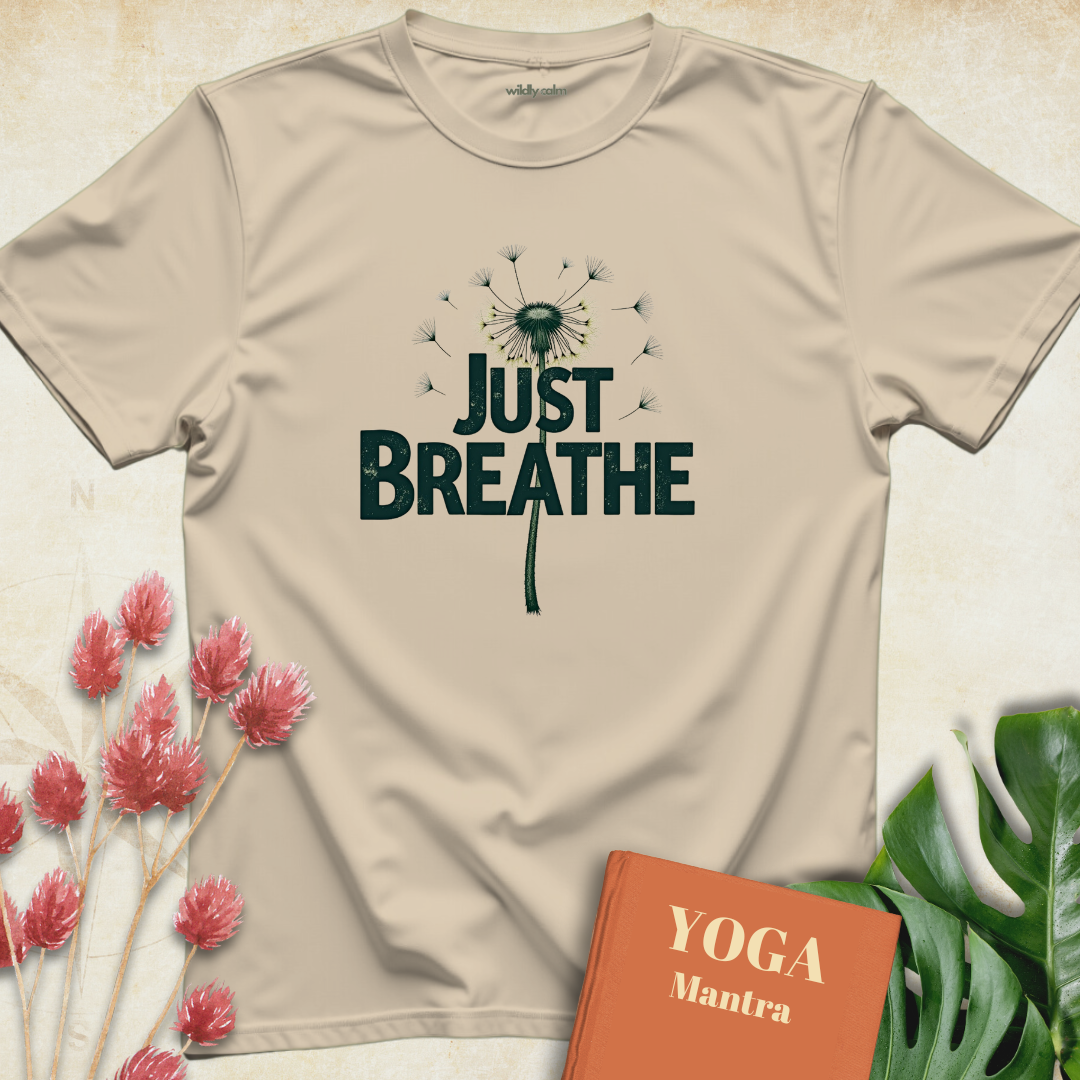Just Breathe with Dandelion T-shirt