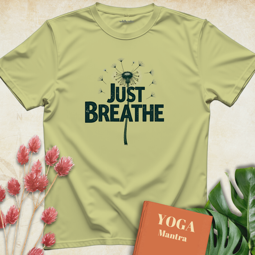 Just Breathe with Dandelion T-shirt