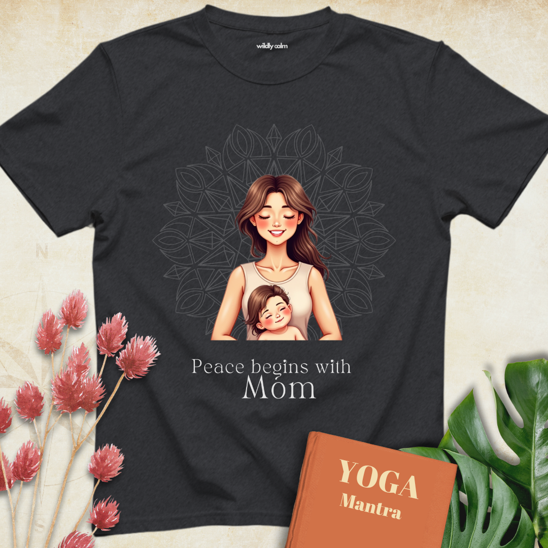 Peace Begins with Mom T-shirt