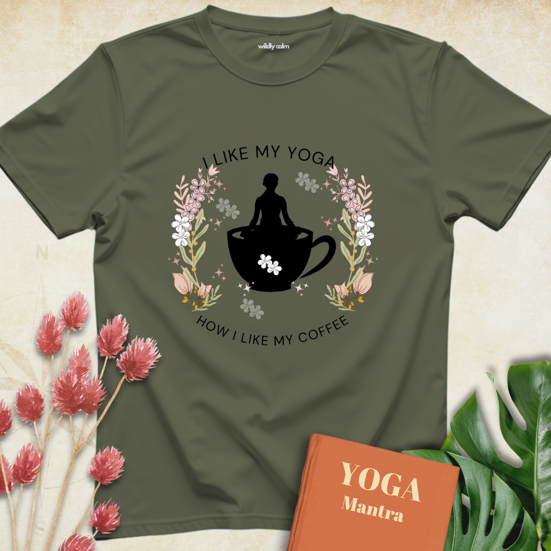 Yoga and Coffee T-shirt