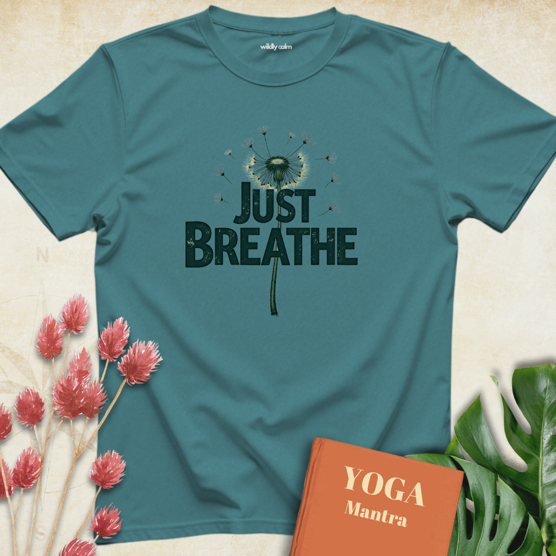 Just Breathe with Dandelion T-shirt