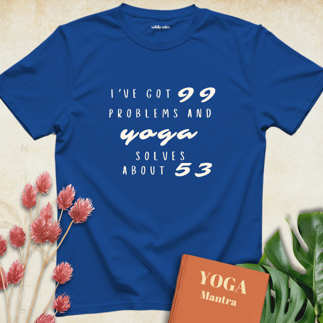 Yoga Problem Solving Humor T-shirt
