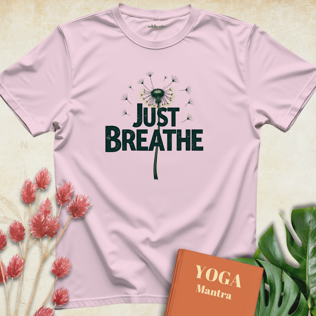 Just Breathe with Dandelion T-shirt