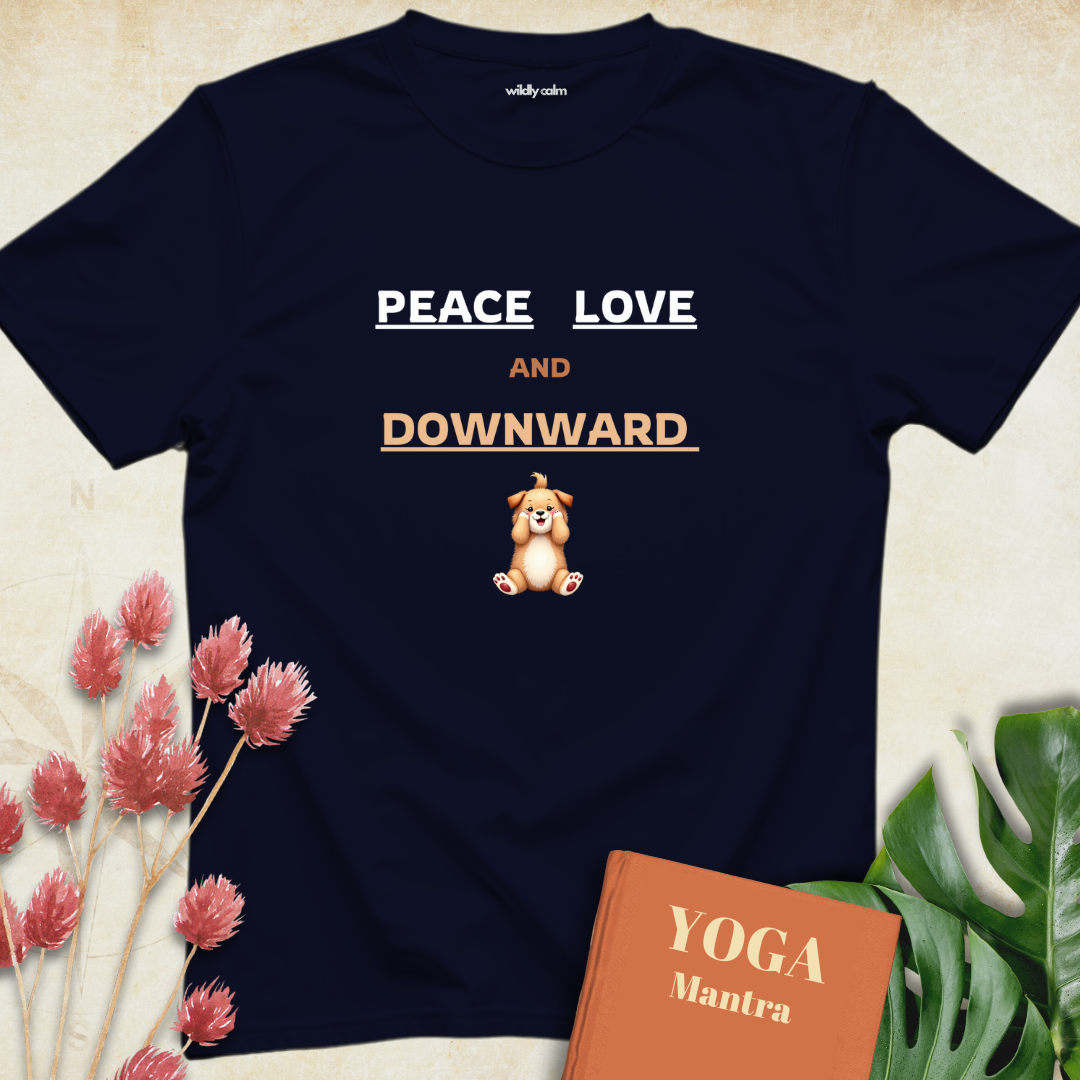 Peace Love and Downward Dog T-shirt