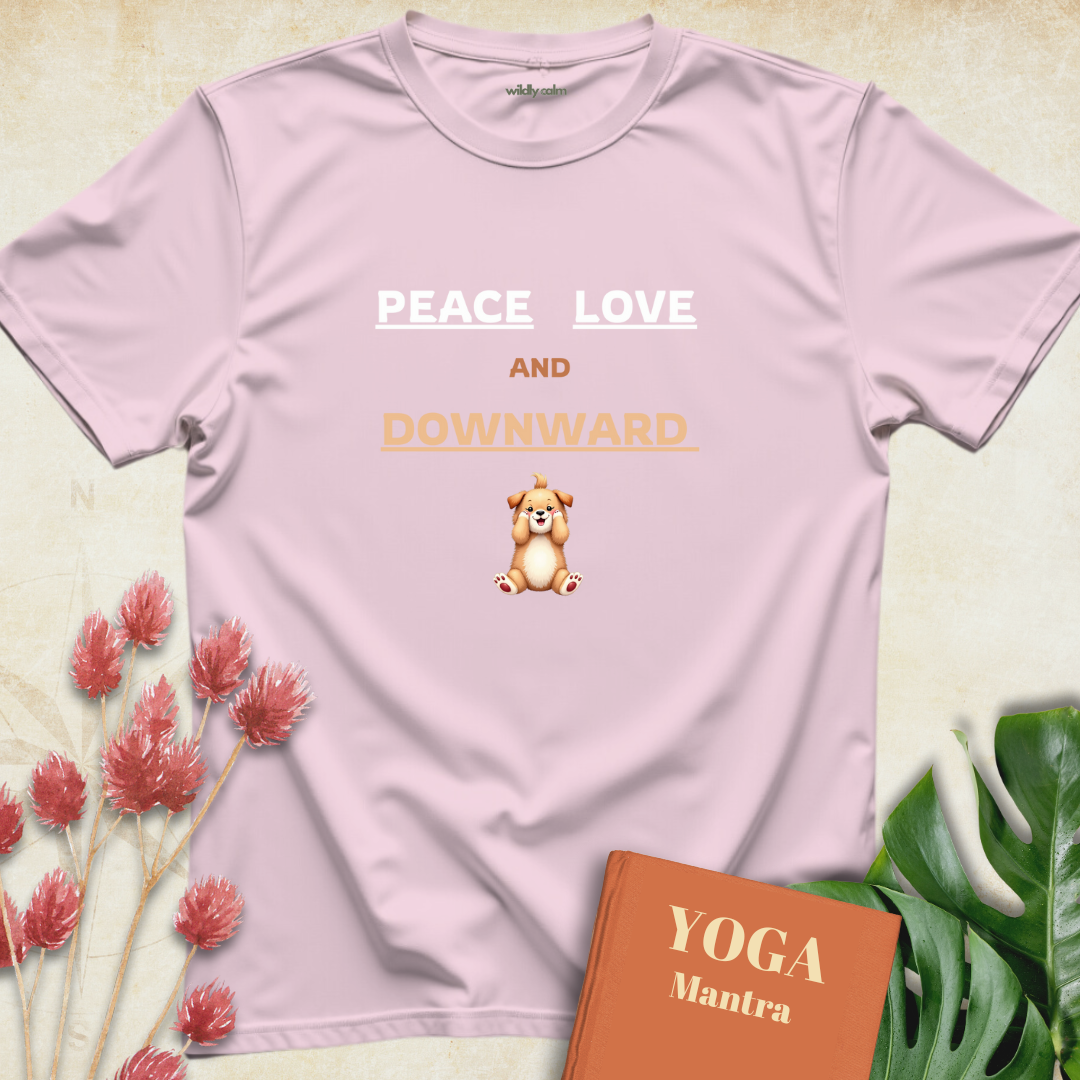 Peace Love and Downward Dog T-shirt