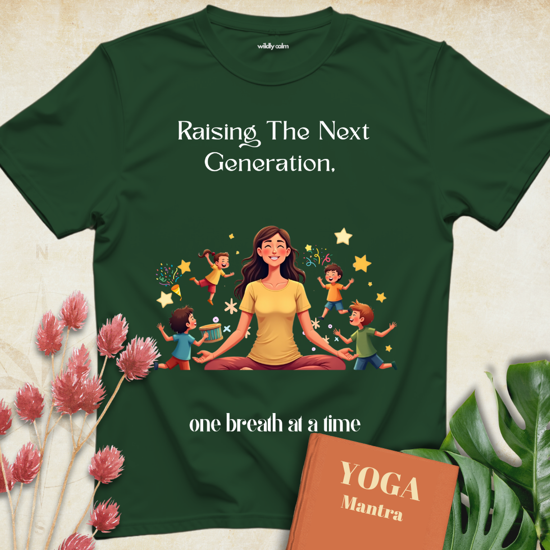 Funny Yoga Mom T-shirt