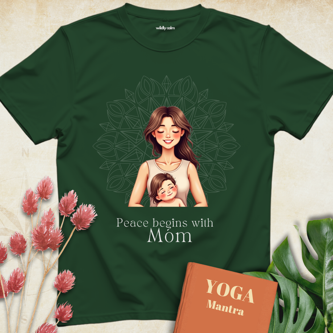 Peace Begins with Mom T-shirt