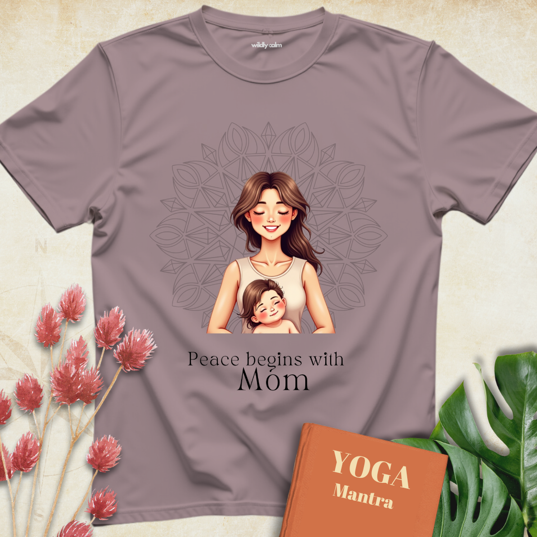 Peace Begins with Mom T-shirt