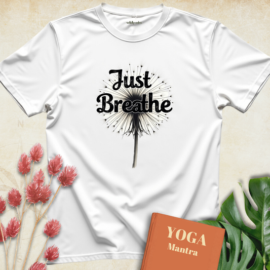 Just Breathe with Dandelion T-shirt
