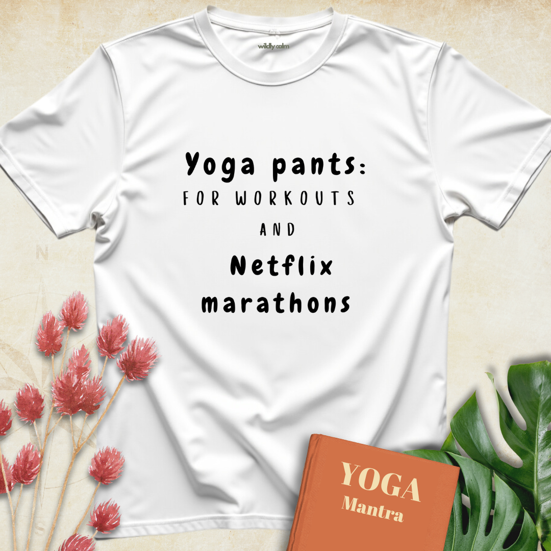 Yoga Pants Humor T-shirt