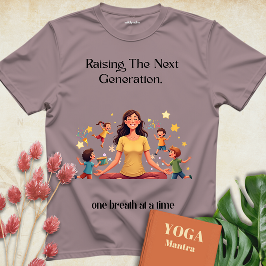 Funny Yoga Mom T-shirt
