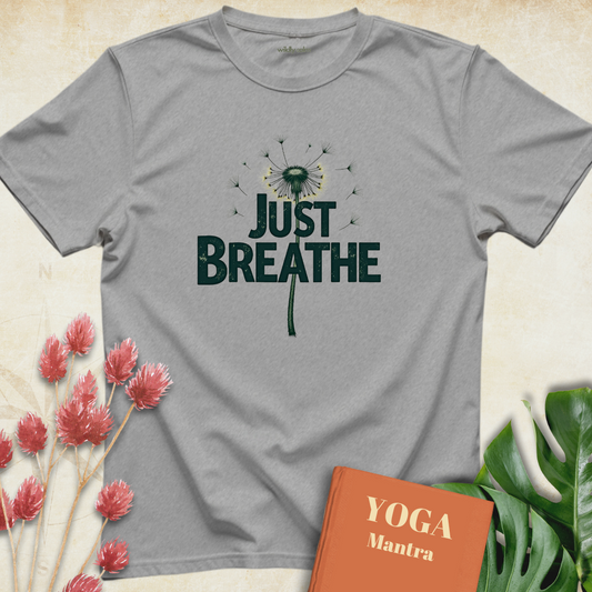 Just Breathe with Dandelion T-shirt