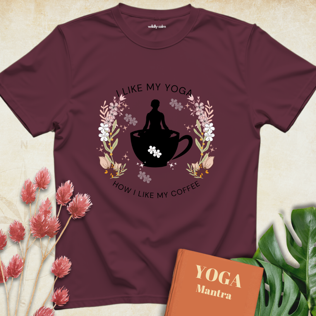 Yoga and Coffee T-shirt