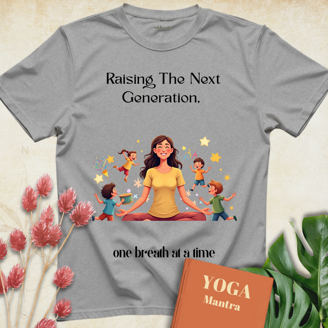 Funny Yoga Mom T-shirt