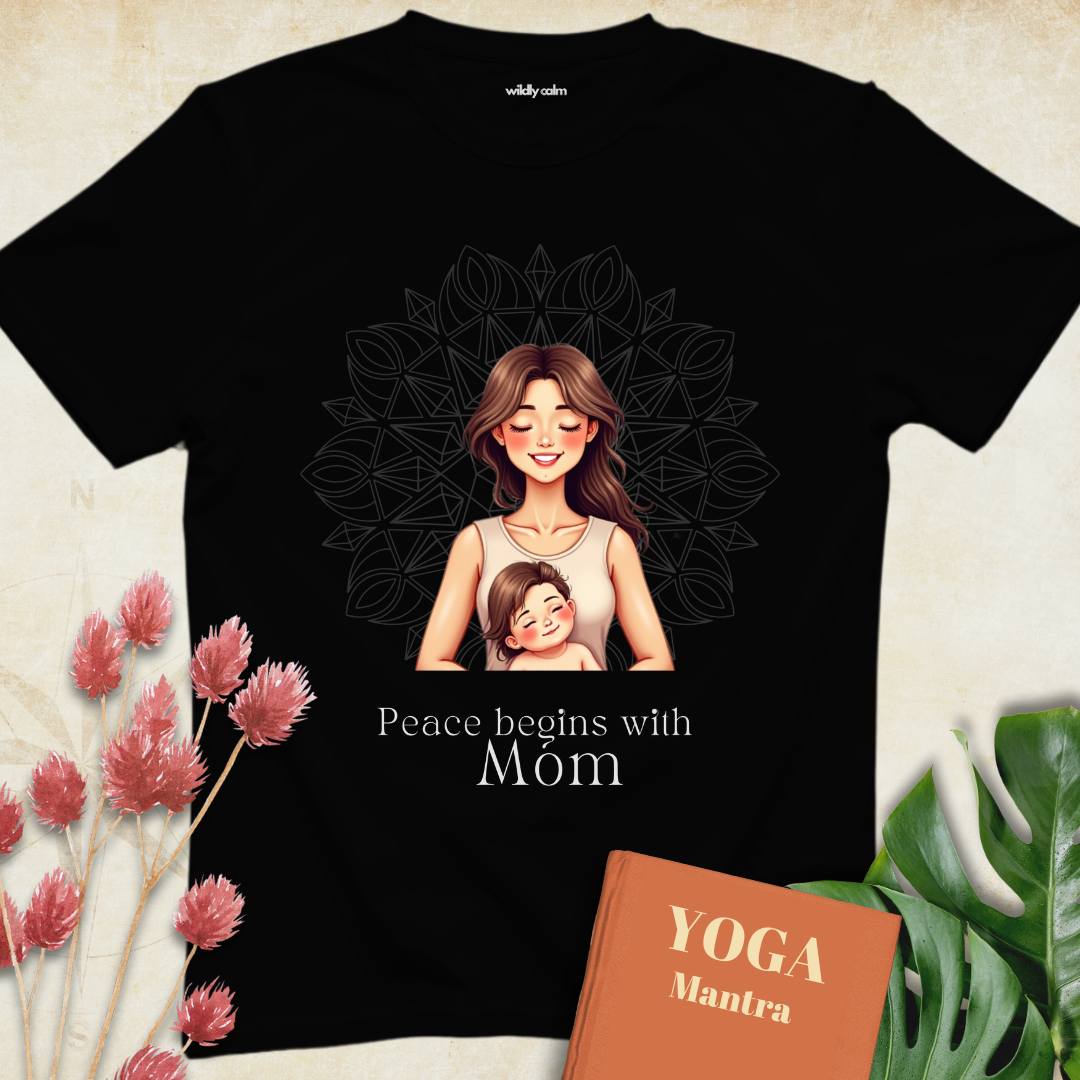 Peace Begins with Mom T-shirt