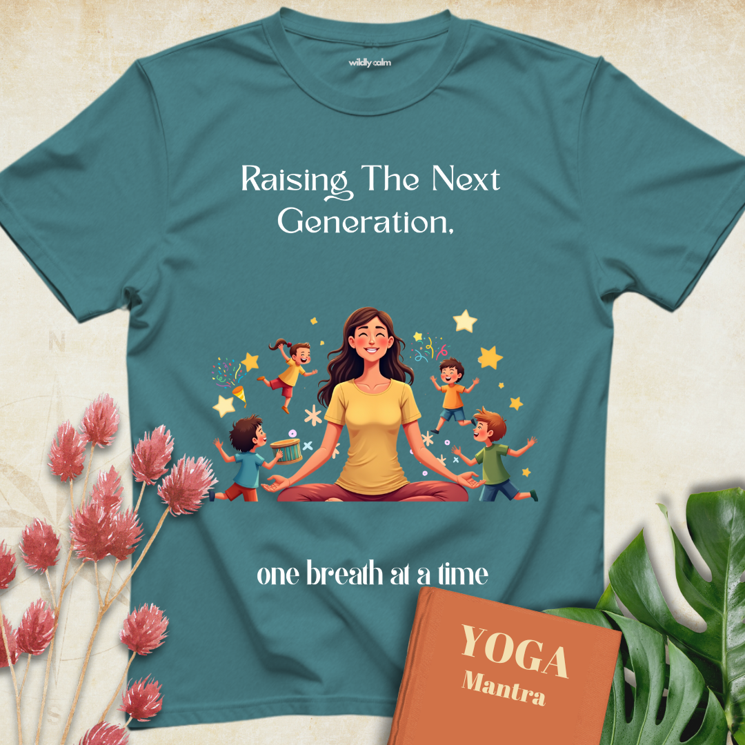 Funny Yoga Mom T-shirt