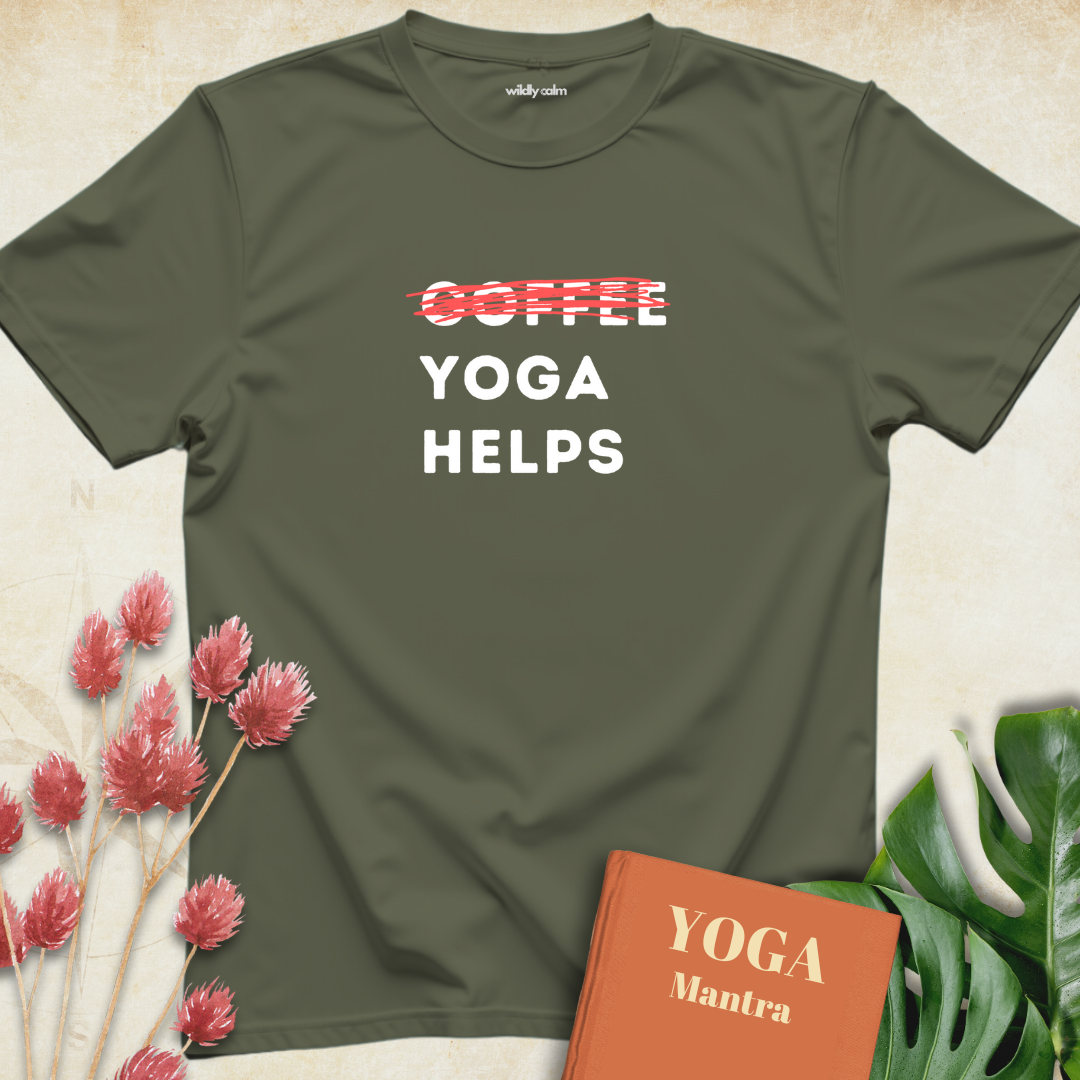 Coffee-Yoga Helps T-shirt