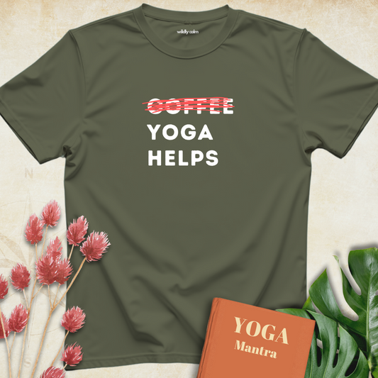 Coffee-Yoga Helps T-shirt