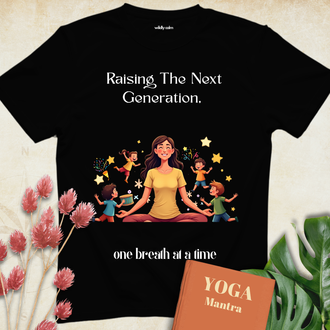 Funny Yoga Mom T-shirt