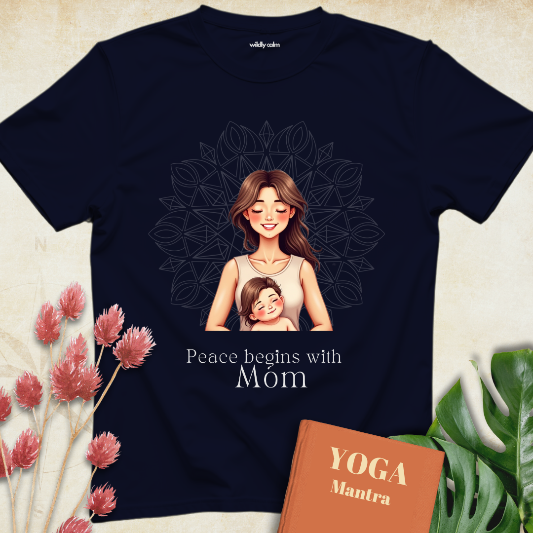 Peace Begins with Mom T-shirt