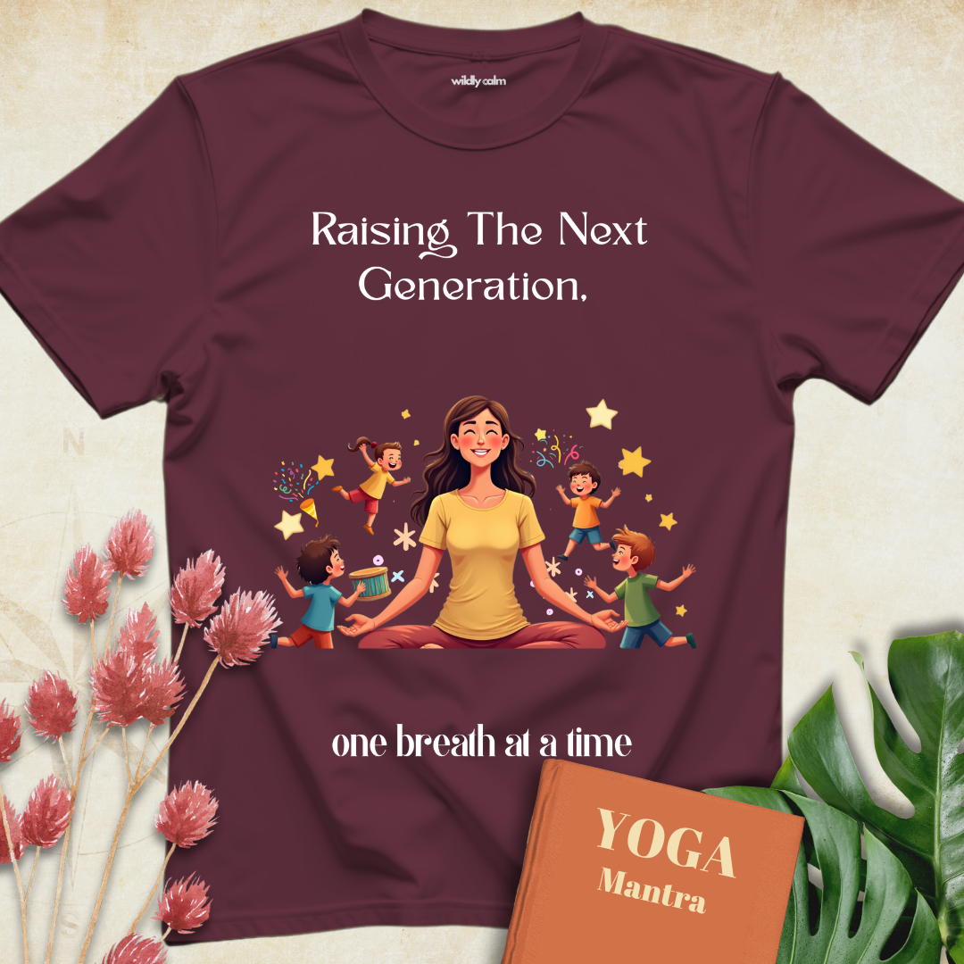 Funny Yoga Mom T-shirt