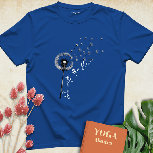 Go with the Flow with Dandelion T-shirt