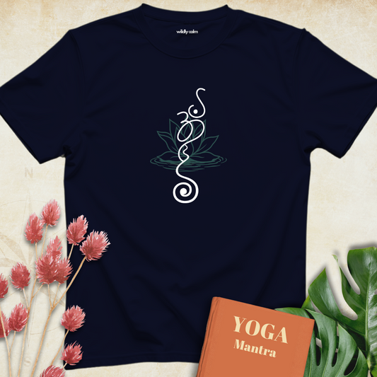 Unalome Om Lotus T-shirt