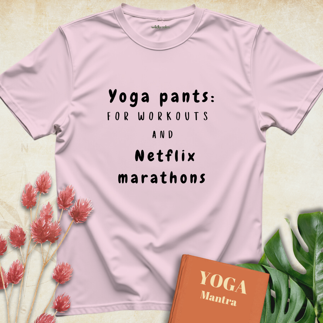 Yoga Pants Humor T-shirt