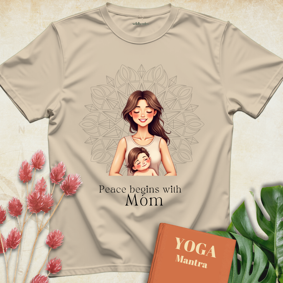 Peace Begins with Mom T-shirt