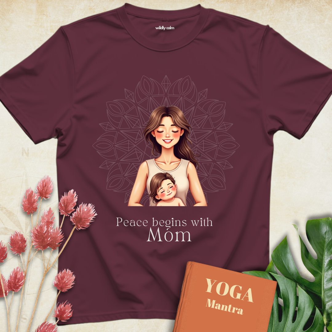 Peace Begins with Mom T-shirt