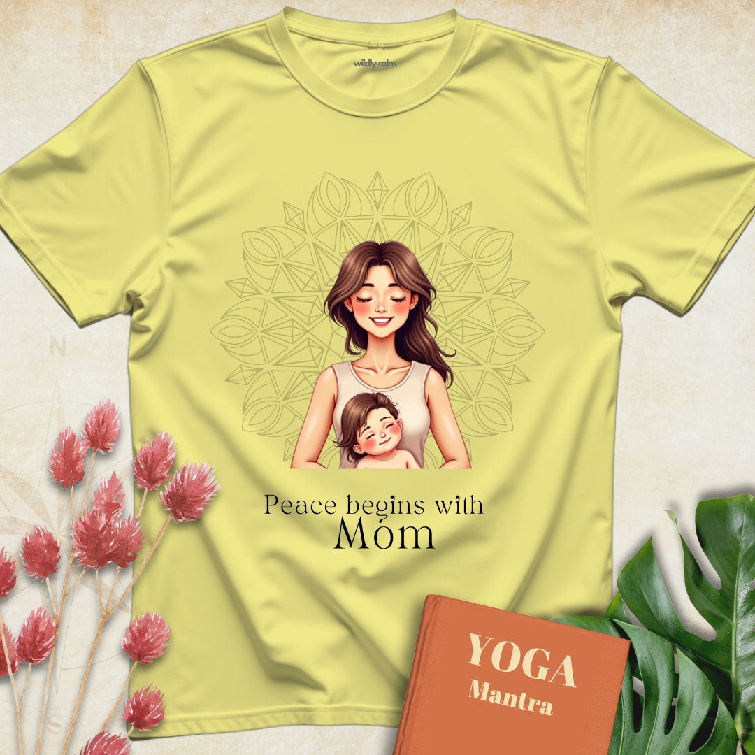 Peace Begins with Mom T-shirt