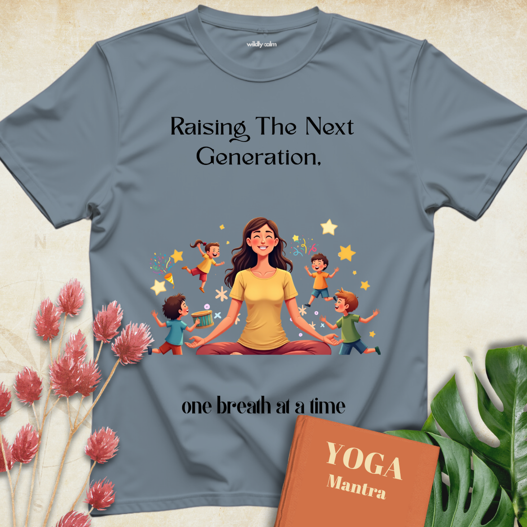Funny Yoga Mom T-shirt